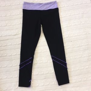 Lululemon cropped purple pants